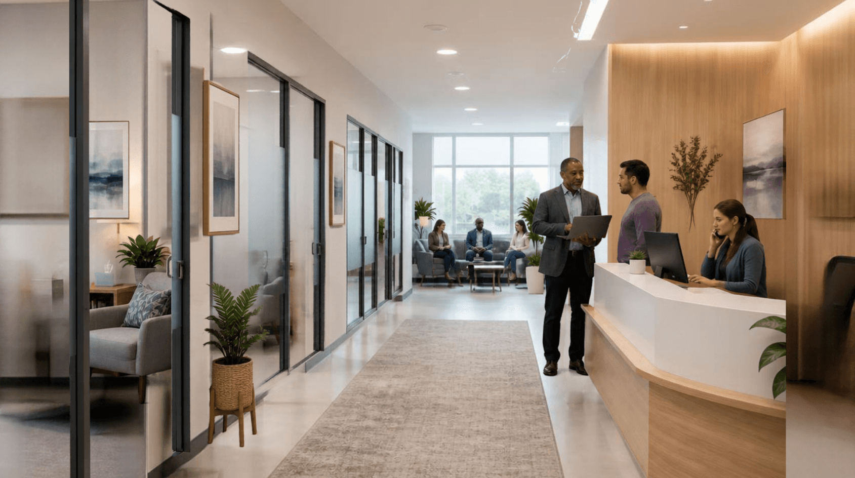 Welcoming Positive Reset clinic interior