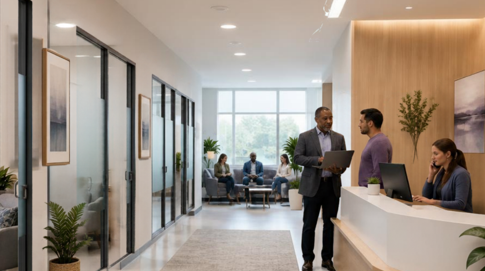 Welcoming Positive Reset clinic interior